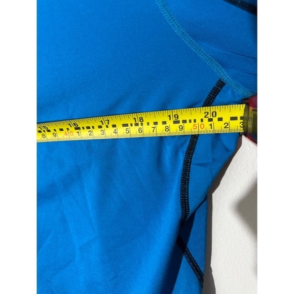 Nike‎ Pro Long Sleeve Training Shirt Athletic Top Baselayer Blue Men's - Picture 3 of 5